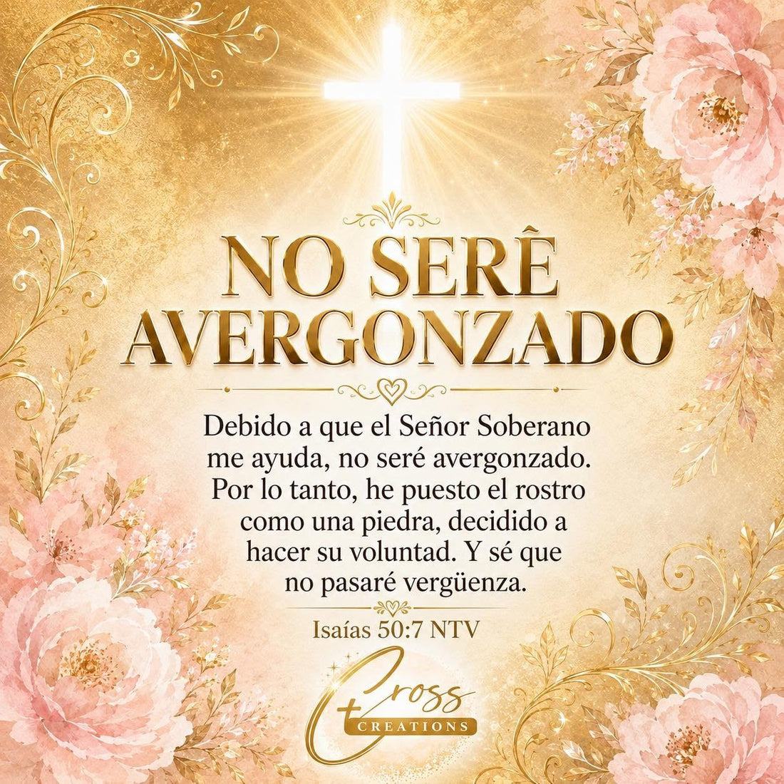 NO SERÉ AVERGONZADO