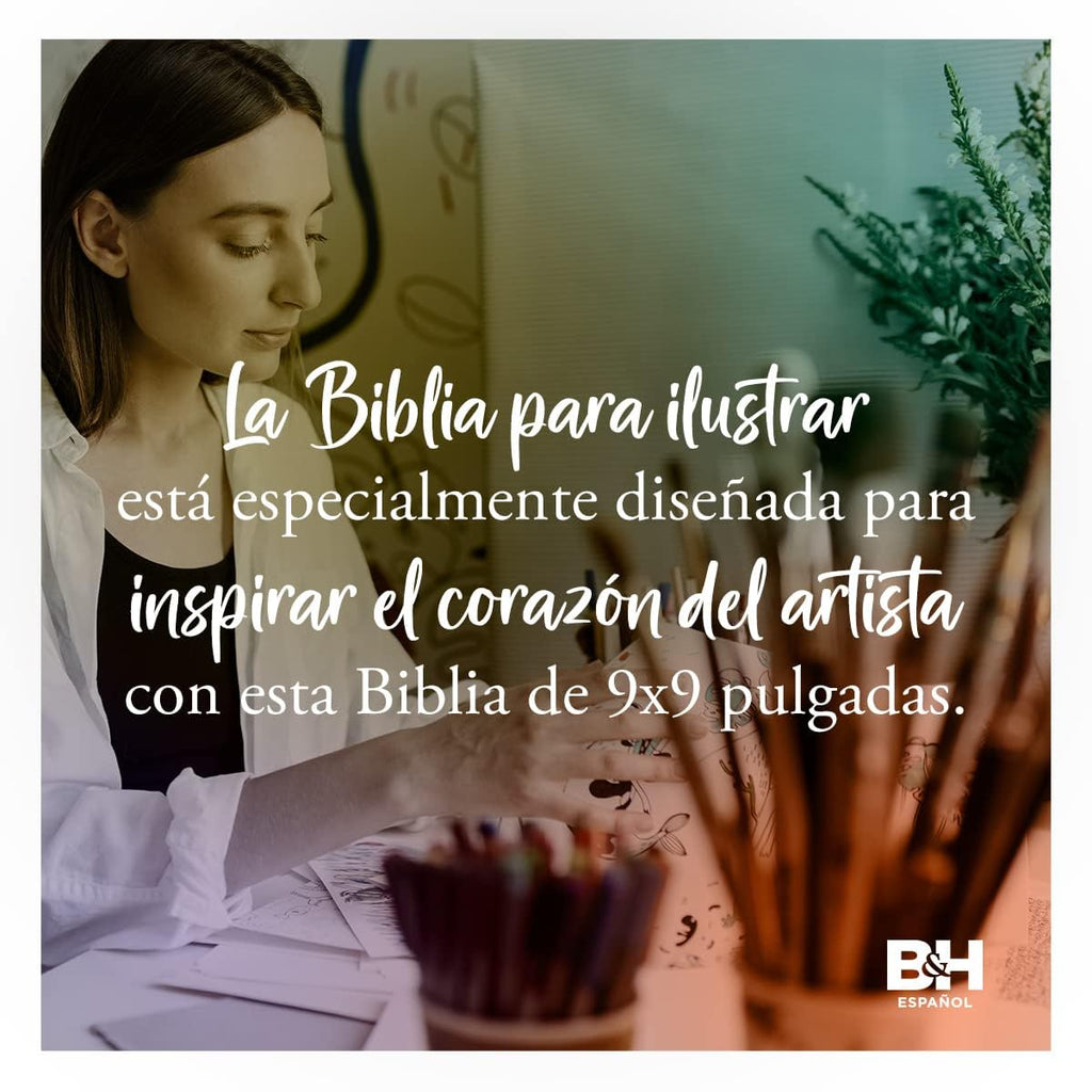 Reina Valera 1960 Biblia para ilustrar, floral símil piel | RVR 1960 Illustrating Bible, Floral, LeatherTouch (Spanish Edition)