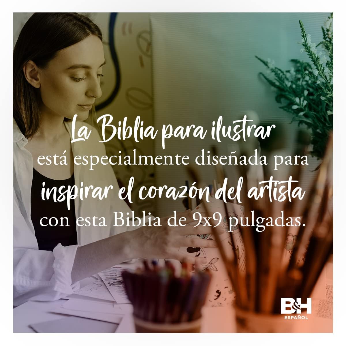 Reina Valera 1960 Biblia para ilustrar, floral símil piel | RVR 1960 Illustrating Bible, Floral, LeatherTouch (Spanish Edition)