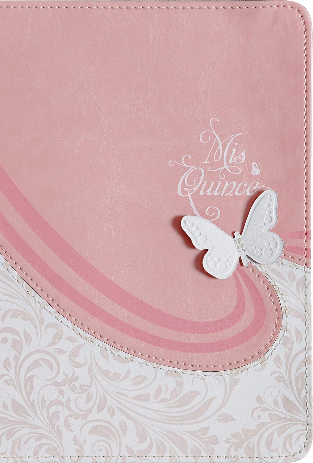 Reina Valera 1960 Biblia Mis Quince, rosa y blanco símil piel | RVR 1960 Mis Quince Bible, Pink/White, LeatherTouch (Spanish Edition)